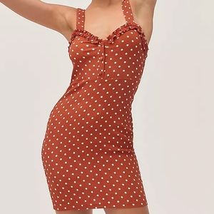 Urban Outfitters Burnt Orange Mini Dress